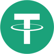 Tether (USDT) stabil kripto para amblemi